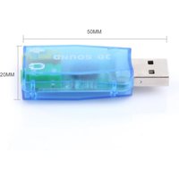 Carte Son Externe Usb, Audio 3d, Adaptateur De Microphone Pour Pc De Bureau, Ordinateur Portable, Prise En Charge Du Son Dimensionnel, Plug And Play