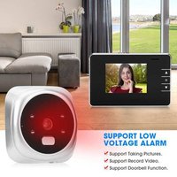 Sonnette De Porte Électronique, Sonnette Vidéo, Vision Hd, Caméra De Porte D'Extérieur