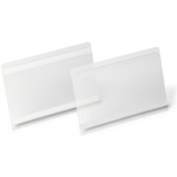 DURABLE Pack 10 Pochettes logistique adhésive HARD COVER A5 Paysage