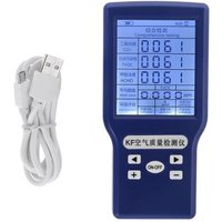 Testeur de qualité de l'air Portable LCD, testeur de CO2 PPM, détecteur de dioxyde de carbone TVOC HCHO AQI, analyseur de gaz de l'air