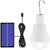 Ampoules Led À Énergie Solaire, Éclairage Intérieur/Extérieur, Maison, Poulailler, Lumière D'urgence, Hangar, Camping, Pêche, Tente