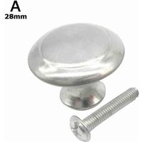 Boutons de meuble ronds en acier, 1 pièce, poignées de tiroir de cuisine, quincaillerie de placard, accessoire de meuble, N3G4