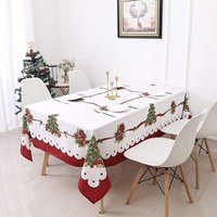 Nappe Chemin De Table Nappe Rectangulaire Set De Table Nappes De Noël, Nouvel An, Pour La Décoration De La Maison, Rectangulaires, Adaptées À La