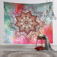 Decoration Chambre Decoration Chambre Femme Boheme Deco Tapisserie De Mandala Nordique, Revêtement Mural Décoratif En Tissu De Fond De Yoga, Pour La