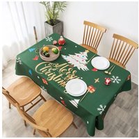 Nappe Rectangulaire Set De Table Nappe Ronde Nappe De Noël Imperméable Et Résistante À L'huile, Couverture Rectangulaire, Pour Table À Manger, Pour