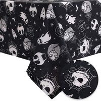 Nappe Chemin De Table Nappe Rectangulaire Set De Table Nappe D'halloween, Toile D'araignée, Thème D'horreur, Imperméable, Résistante Aux