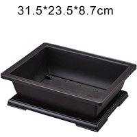 Pot De Fleurs Imitation Plastique, Balcon Rectangle Bonsaï Bol Bassin Jardinière De Pépinière 1 Pièce