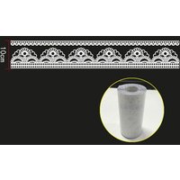 Autocollant Mural Fleur Moderne, Taille, En Verre Transparent, Pour Cuisine, Salle De Bains, Bordure De Toilette, Décor De Plinthe Pour Bord De