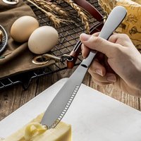 Couteau À Beurre Multifonction En Acier Inoxydable, Ustensile De Table, Ustensile De Cuisine Pour Confitures Et Desserts