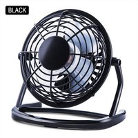 Mini ventilateur USB Portable à 4 pales, fonctionnement Super silencieux, pour ordinateur Portable et Notebook, DC 5V