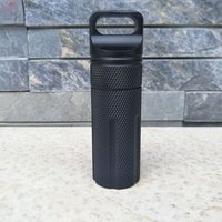 Bouteille Étanche Portable 1 Pièce, Bouteille De Médicaments De Survie D'urgence En Plein Air, Camping Edc Boîte D'allumettes Étanche À L'humidité