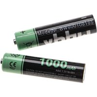 vhbw Piles rechargeables AAA, 2 pcs compatible avec Siemens Gigaset A400, A420, A400a Duo, A415 (1000mAh, 1,2V, NiMH)
