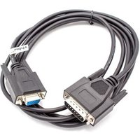 vhbw Câble adaptateur série RS-232 remplacement pour 6XV1440-2KH32 pour PCs et périphérique - Câble, 300 cm, noir