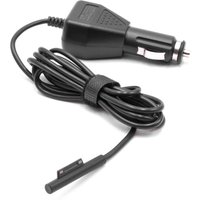 Vhbw Chargeur Allume-Cigare Compatible Avec Microsoft Surface Go 2 Ordinateur Portable, Tablette - Chargeur 12v Noir 2.58 A