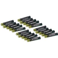 EXTENSILO 20x Piles AAAA - Piles primaires (550mAh, 1,5V, alcaline)