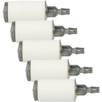 vhbw 5x Filtre à essence remplacement pour Husqvarna 545030201, 545081897 pour outils de jardin comme des tronçonneuses, rotofils