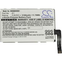 vhbw Batterie compatible avec GlocalMe U2, U2CS, U2S routeur modem hotspots (3100mAh, 3,8V, Li-polymère)