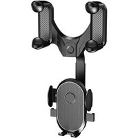 Hhilabee Support De Rétroviseur De Voiture, Support Gps De Navigation Rotatif À 360 Degrés, Convient Pour Téléphone Portable Non Rétractable