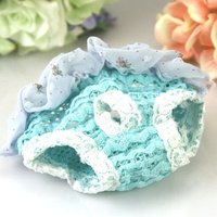 Culotte Pour Chien, Sous-Vêtement Pour Animaux De Compagnie, Culotte Avec Sangle, Imprimé À Pois, Pour Femme, Chiot