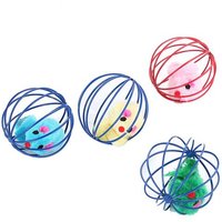 Balles En Peluche Pour Chat, Jouet Interactif, Délicat Et Amusant, Matériau En Peluche De Haute Qualité, Boule À Ressort Légère, Fournitures De Jeux