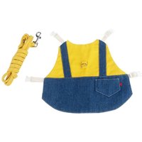 Manteau Veste En Denim Pour Animal De Compagnie, Vêtements Pour Lapin, Petit Animal, Harnais, Laisse, Sac, Ensemble De Chapeaux Pour Furet, Lapin,