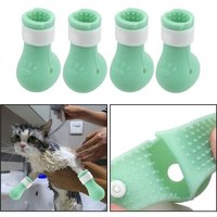 Bottes De Protection Des Pattes De Chat, Accessoires De Bain, Anti-Rayures, Pour Le Lavage, Les Morsures, Les Ongles