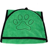 Serviette De Bain Super Absorbante En Microfibre Pour Chien, Serviette De Séchage Avec Poche, Pour Petit, Moyen Et Grand Gabarit