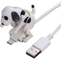 Chien Errant Câble De Charge Chien Smartphone C Câble Usb Type-C Chargeur De Téléphone Mini Baise Spot Chien Câble Avec Interrupteur Tactile
