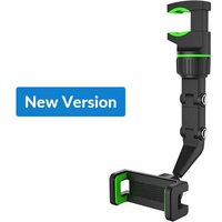 Support De Rétroviseur Automatique Rotatif À 360 Degrés, Clip De Suspension Pour Siège, Support De Téléphone Portable Multifonctionnel Pour Voiture
