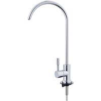 Promotion! Robinet En Acier Inoxydable, 1/4 Pouces, Filtre À Eau Pour Évier De Cuisine, Robinet À Rotation, Connexion Rapide, Eau Potable