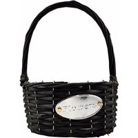 Panier En Rotin Tissé À La Main De Forme Ovale (Fleurs) Avec Cadre En Fer Pour Support De Jardinière, Pot Succulent Artisanal, Décoration De Maison