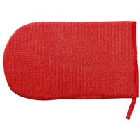 Fackelmann 59939 Gant Ramasse Poile D'animaux, Gant Pour Poils De Chat, Gant Pour Poils De Chien, Polyester, Rouge, 25 X 16 X 1,5 Cm