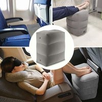 Pied Gonflable Réglable De Voyage Pour Enfants, Avion De Vol Pour Dormir Sur Oreiller, Repose-Pieds, Bus, Coussin De Repos Pour Enfants, Voiture C2f2