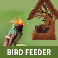 Mangeoire À Oiseaux En Bois Vintage, Décoration De Balcon, Perroquet Suspendu En Plein Air, Accessoires De Volière, Cadeau Pour Cage