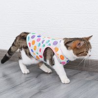Body D'été En Coton Léger Et Respirant À Pois, Vêtement Doux Pour Chiens Et Animaux De Compagnie, Facile À Laver, Xqmg