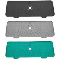 Tapis De Robinet De Cuisine En Silicone, Protection Contre Les Éclaboussures D'évier, Tampon De Vidange D'eau, Protection De Comptoir, Coussin De