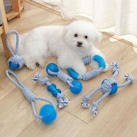 Corde À Mâcher Tressée Pour Animaux De Compagnie, 1 Pièce, Jouets À Noeud Pour Chien, Chiot, Accessoires Pour Animaux De Compagnie