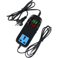Thermostat Électronique Numérique D'élevage À Led, Régulateur De Température Avec Prise, Pour Incubateur Et Aquarium, Mh-2000