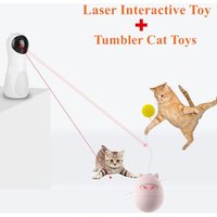 Jouet Interactif Laser À Rotation Automatique Pour Chat, Gobelet Amusant Et Divertissant, Multi-A