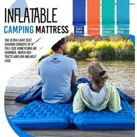Matelas Gonflable Ultraléger Avec Coussin D'air Pour Camping, Lit D'extérieur, Idéal En Voyage, Randonnée Et Trekking