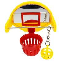 Mini Cerceau De Basket-Ball, Perroquet, Oiseaux Amusants, Accessoires, Perruche, Cloche, Boule, Jouet À Mâcher, Fournitures Pour Animaux De Compagnie