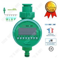 TD® Programmateur arrosage électrique journalier prise digital 12V hebdomadaire timing intelligent minuterie contrôleur jardin