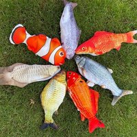 Jouet En Peluche Poisson En Mouvement, Jouet De Chaton, Avec Lumière Et Son, Poisson En Mouvement, Réaliste, Vente De Tb