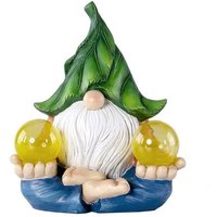 Statue De Gnome Sans Visage, Éclairage De Paysage De Jardin, Figurines En Résine, Sculpture De Nuit De Pelouse Extérieure, De Cour Décorative