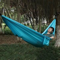 Hamac De Camping En Plein Air, Lit-Balançoire En Nylon Pour Une Personne, Équipement De Voyage, Pour Jardin, Arrière-Cour