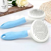 Brosse De Toilettage Pour Chien, Peigne De Tondeuse, Outils De Massage De La Peau, Éliminateur De Sous-Manteau En Excès, Fournitures Pour Animaux De