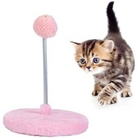 Animal De Compagnie Chat Jouet Amusant, Planche À Gratter Printemps Chaton Balle En Peluche Grattoir Avec Cloche, Jouets Interactifs Respectueux De