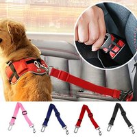 Ceinture De Sécurité Pour Siège De Voiture, Harnais Pour Chien, Chiot, Voiture, Cordes De Traction En Plomb, Fournitures, Caractéristiques: Animaux