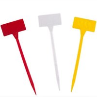 Étiquettes De Plantes En Plastique Bonsaï, Outils De Plantation De Jardins, Marqueurs De Jardin Inversé De Type T Pour Pépinière, 50 Pièces