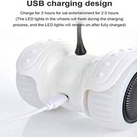 Jouet Intelligent Et Interactif Pour Chat Q9h7, Rechargeable Par Usb, Avec Plumes Électroniques, Pour Chaton Et Animaux De Compagnie